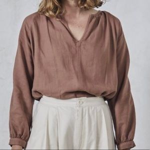 Esby Apparel Ana Top (color Adobe)